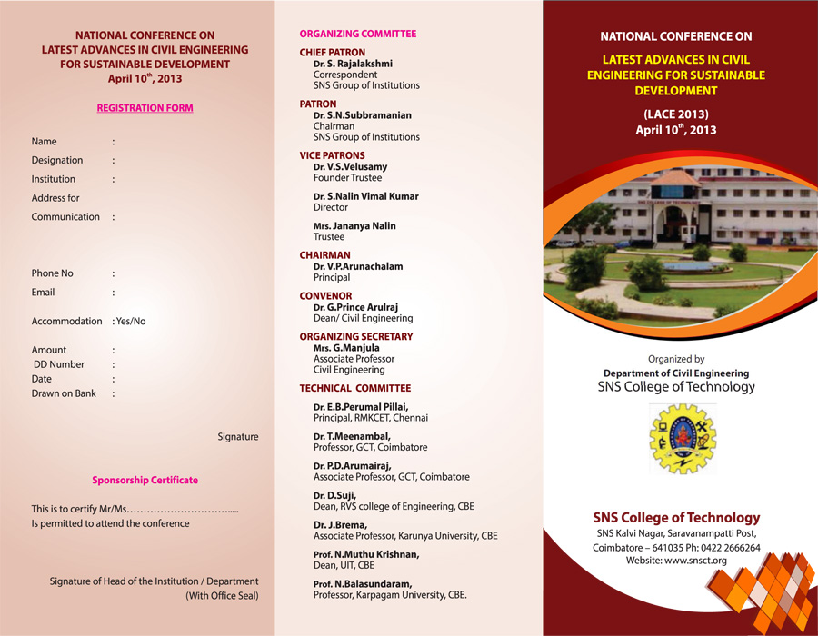 Brochure Front Page